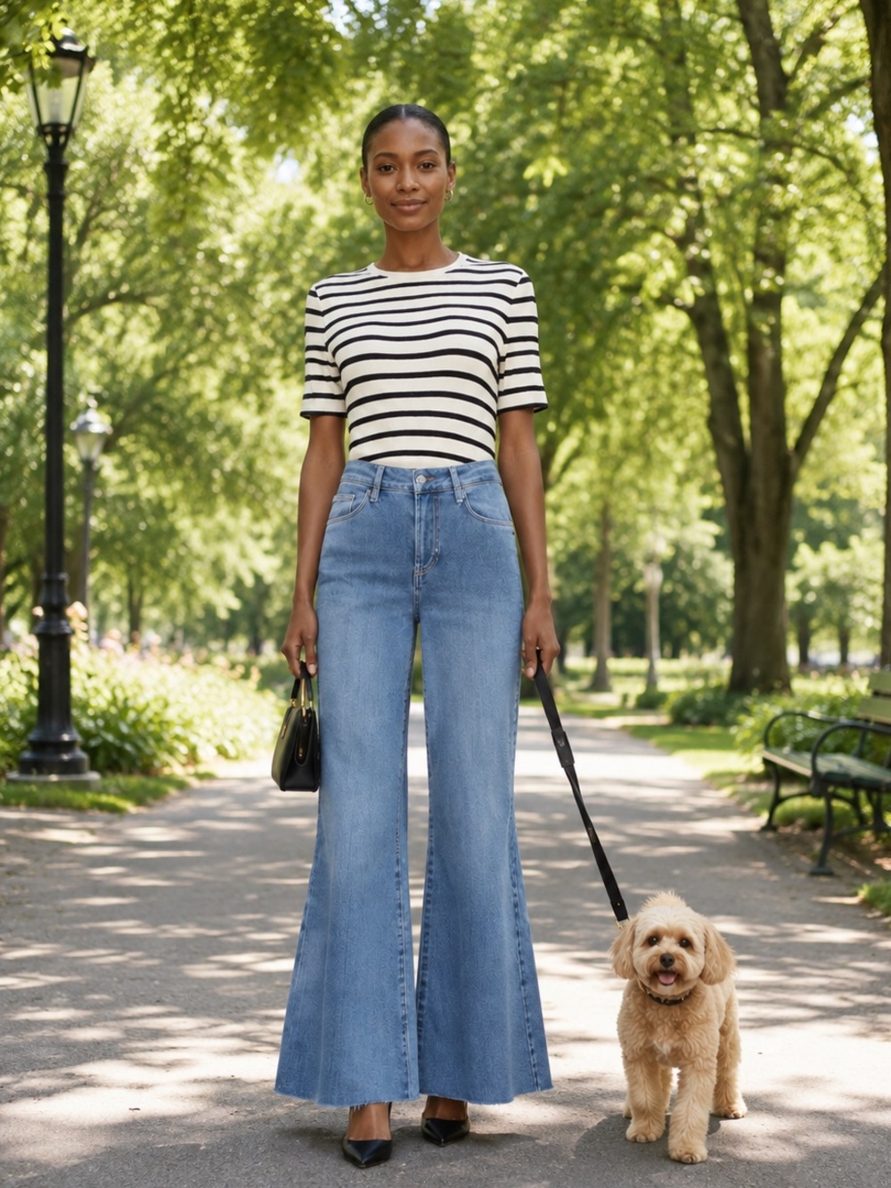 Frame Le palazzo Crop High Waisted Jeans